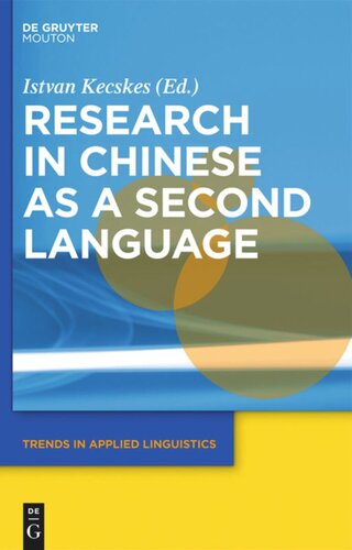 Research in Chinese as a Second Language