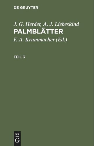 Palmblätter: Teil 3