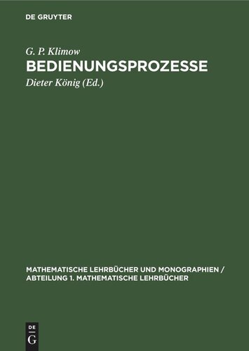 Bedienungsprozesse: Eine Einführung