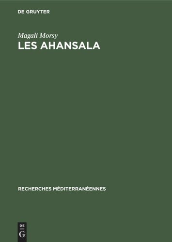 Les Ahansala: Examen du rôle historique d'une famille maraboutique de l'Atlas marocain au XVIIIe siècle