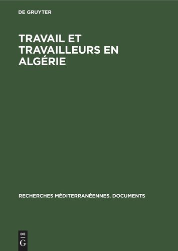 Travail et travailleurs en Algérie