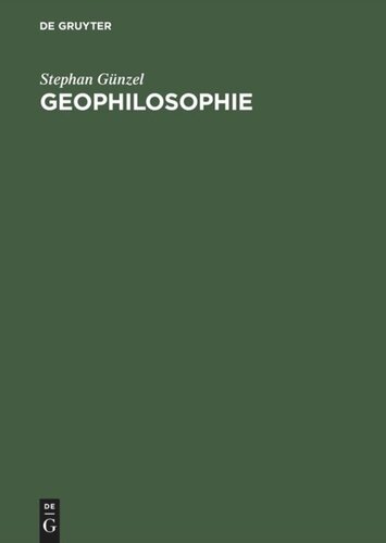 Geophilosophie: Nietzsches philosophische Geographie