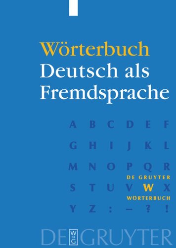 Wörterbuch Deutsch als Fremdsprache