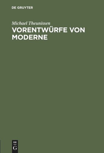 Vorentwürfe von Moderne: Antike Melancholie und die Acedia des Mittelalters