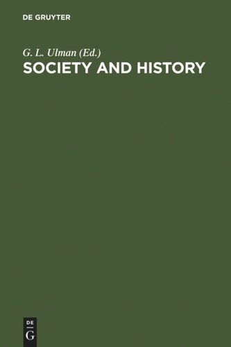 Society and History: Essays in Honor of Karl August Wittfogel