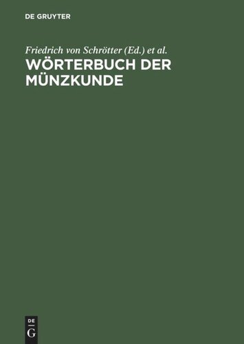 Wörterbuch der Münzkunde