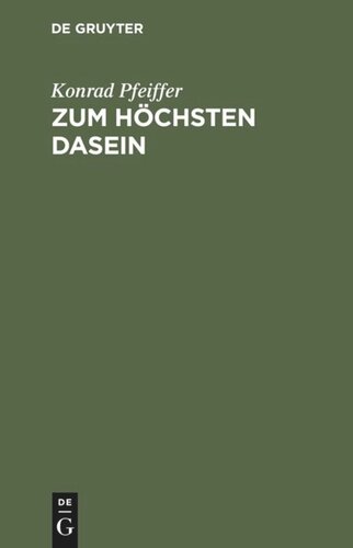 Zum höchsten Dasein: Goethes Faust im Lichte der Schopenhauerschen Philosophie