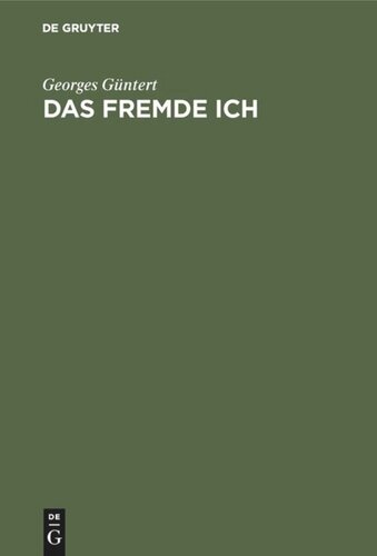 Das fremde Ich: Fernando Pessoa