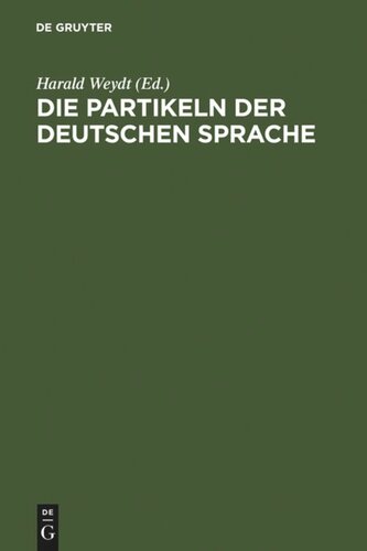 Die Partikeln der deutschen Sprache