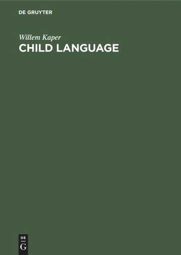 Child Language: A language which does not exist?