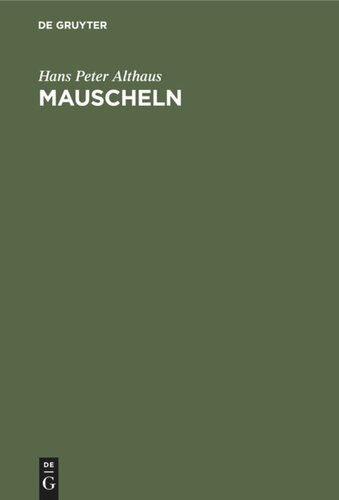 Mauscheln: Ein Wort als Waffe