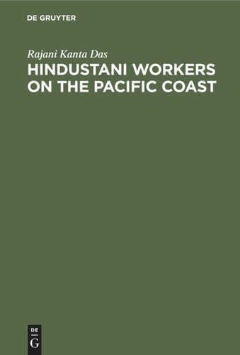 Hindustani workers on the Pacific coast