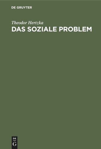 Das soziale Problem