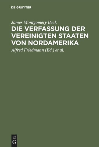 Die Verfassung der Vereinigten Staaten von Nordamerika: “Was war, was ist - was wird?”