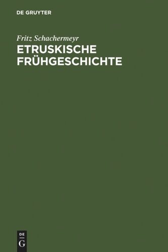 Etruskische Frühgeschichte