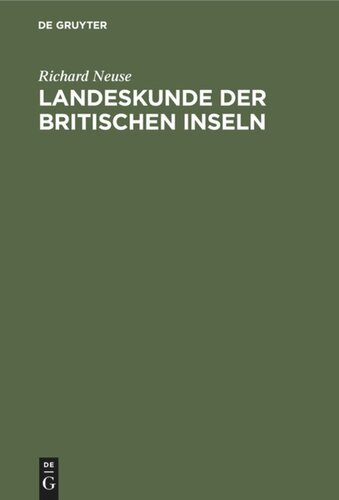 Landeskunde der Britischen Inseln