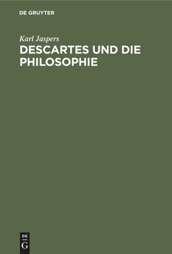 Descartes und die Philosophie