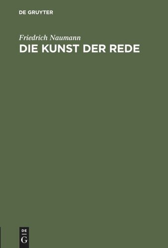 Die Kunst der Rede