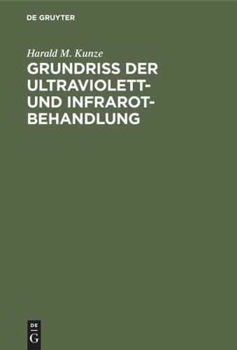 Grundriss der Ultraviolett- und Infrarot-Behandlung