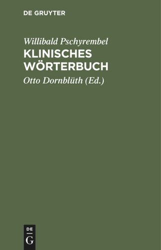 Klinisches Wörterbuch