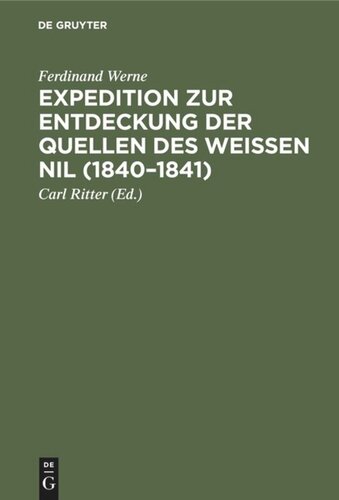 Expedition zur Entdeckung der Quellen des Weißen Nil (1840–1841)