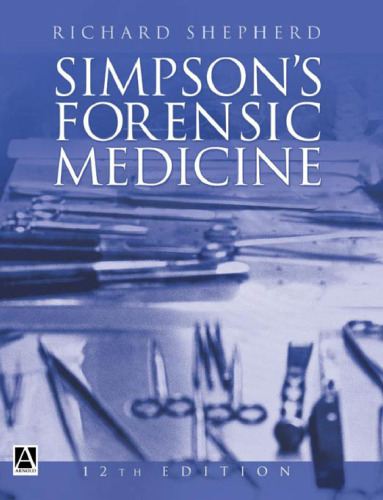 Simpson's Forensic Medicine