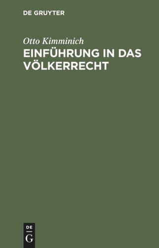 Einführung in das Völkerrecht