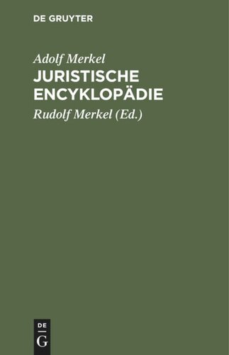 Juristische Encyklopädie