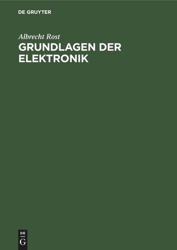 Grundlagen der Elektronik