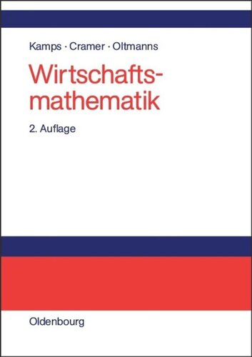 Wirtschaftsmathematik: Einführendes Lehr- und Arbeitsbuch