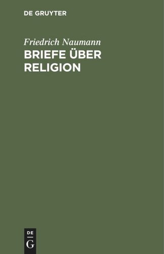 Briefe über Religion: Mit Nachwort “nach 13 Jahren”