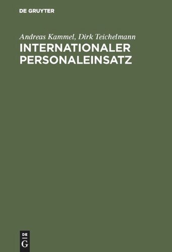 Internationaler Personaleinsatz: Konzeptionelle und instrumentelle Grundlagen