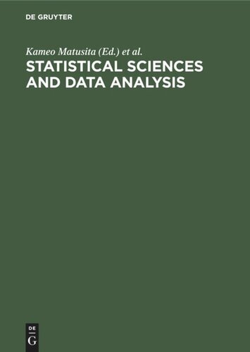 Statistical Sciences and Data Analysis: Proceedings of the Third Pacific Area Statistical Conference