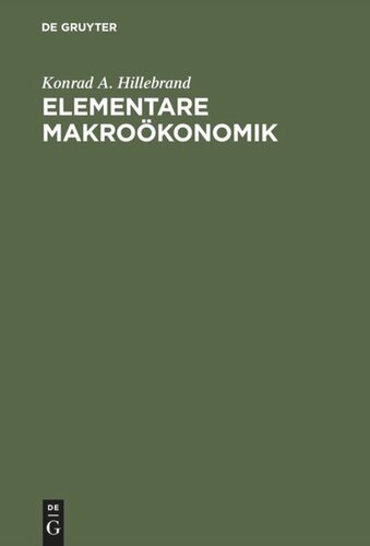 Elementare Makroökonomik