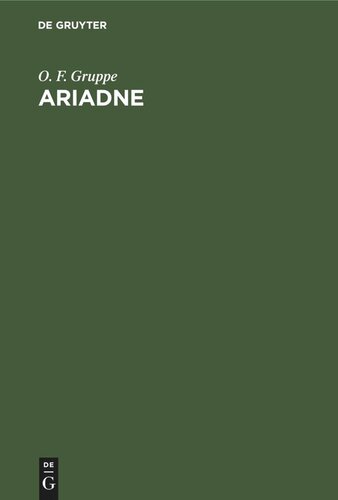 Ariadne: Die tragische Kunst der Griechen in ihrer Entwickelung und in ihrem Zusammenhange mit der Volkspoesie