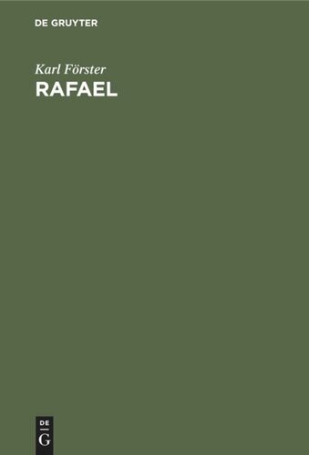 Rafael: Kunst und Künstlerleben in Gedichten