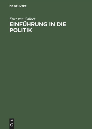 Einführung in die Politik