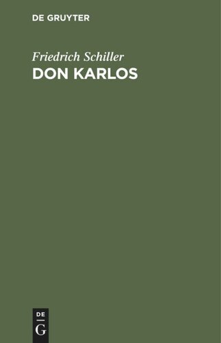 Don Karlos: Infant von Spanien