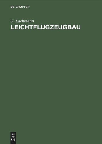 Leichtflugzeugbau