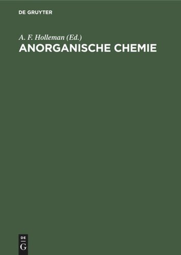 Anorganische Chemie