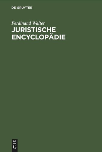 Juristische Encyclopädie