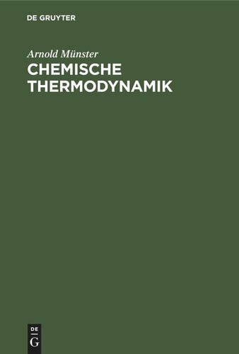 Chemische Thermodynamik