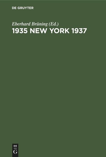 1935 New York 1937: Reden und Dokumente der Schriftstellerkongresse