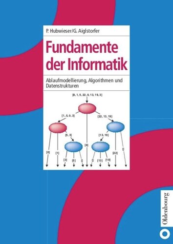 Fundamente der Informatik: Funktionale, imperative und objektorientierte Sicht, Algorithmen und Datenstrukturen.