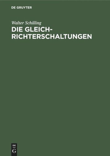 Die Gleichrichterschaltungen: Ihre Berechnung und Arbeitsweise