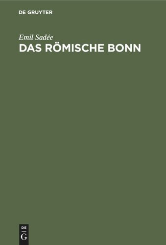 Das römische Bonn