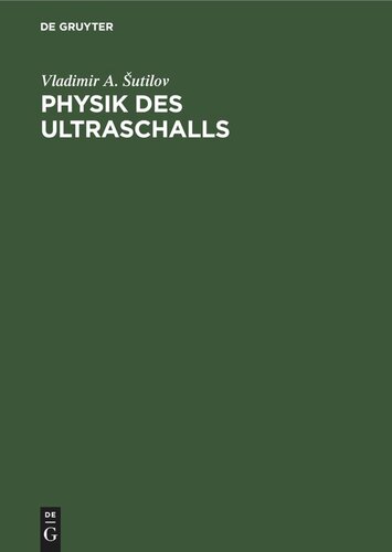 Physik des Ultraschalls