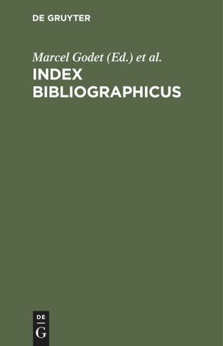 Index bibliographicus: Weltliste laufender bibliographischer Zeitschriften