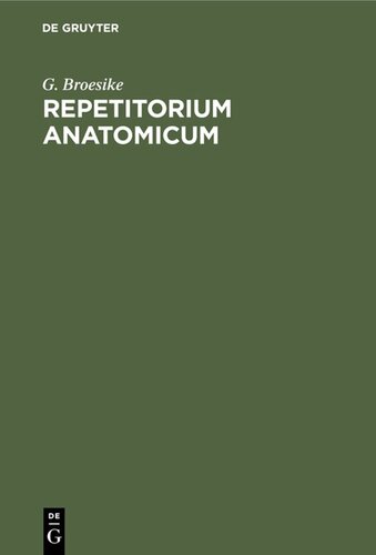 Repetitorium anatomicum