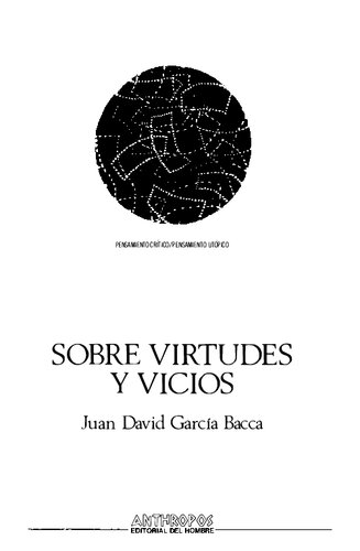 Sobre virtudes y vicios